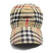 Burberry Vintage Pre-owned Bomull hattar-och-kepsar Beige, Dam