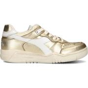 Diadora Guld Basket Sneakers för Damer Yellow, Dam