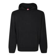 Diesel Svart Sweatshirt Urban Stil Aw24 Black, Herr