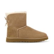 UGG Mocka Bow Ankelboots Beige, Dam