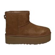 UGG Klassiska Mini Plattformsstövlar Brown, Dam