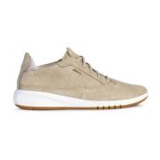 Geox Beige Snörskor för Kvinnor Beige, Dam