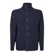 Barbour Blå Stickat för Män Aw24 Blue, Herr