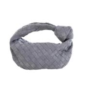 Bottega Veneta Vintage Pre-owned Mocka handvskor Gray, Dam