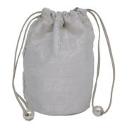 Chanel Vintage Pre-owned Canvas necessrer White, Dam