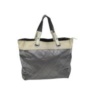 Chanel Vintage Pre-owned Canvas chanel-vskor Gray, Dam