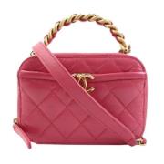 Chanel Vintage Pre-owned Laeder chanel-vskor Pink, Dam