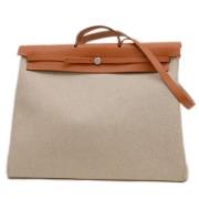 Hermès Vintage Pre-owned Laeder handvskor Beige, Dam