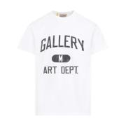 Gallery Dept. Vit T-shirt med unik tryck White, Herr