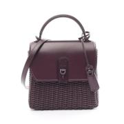 Salvatore Ferragamo Pre-owned Pre-owned Laeder handvskor Purple, Dam