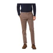 Mason's Chino byxor med sartoriala detaljer Brown, Herr