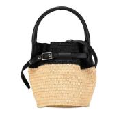 Celine Vintage Pre-owned Raffia celine-vskor Beige, Dam