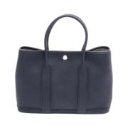 Hermès Vintage Pre-owned Laeder handvskor Blue, Dam