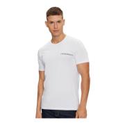 Emporio Armani Multifärgad Stretch Bomull T-shirts Paket White, Herr