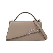 Karl Lagerfeld Crossbody Gray, Dam