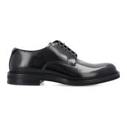 Dolce & Gabbana Svarta Stängda Derby Skor Aw24 Black, Herr