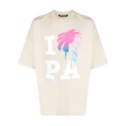 Palm Angels T-Shirts Beige, Herr