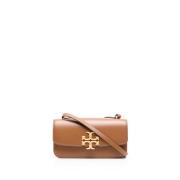 Tory Burch Liten `Eleanor` Läder Rektangulär Väska Brown, Dam