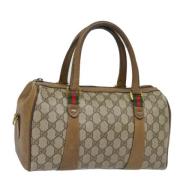 Gucci Vintage Pre-owned Laeder resvskor Beige, Dam