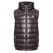 Moncler Brun Vadderad Ärmlös Västjacka Brown, Herr