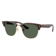 Ray-Ban Clubmaster Reverse Solglasögon Grön Mörk Brown, Unisex