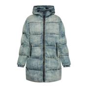 Diesel Vadderad jacka W-Mons-Long Blue, Herr