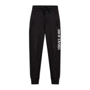 Versace Jeans Couture Sweatpants med logotyp Black, Herr