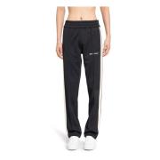 Palm Angels Logo Track Pants Svart Ränder Regular Black, Herr