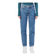 Guess Blå avslappnad passform denim jeans Blue, Dam