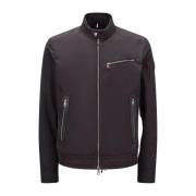 Moncler Svart Drome Biker Jacka Black, Herr