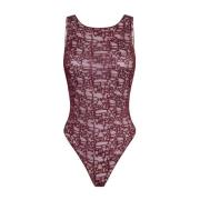 Elisabetta Franchi Bordeaux Topp för Kvinnor Red, Dam