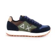 Sun68 Bicolor Sneakers Stiligt Design Blue, Herr