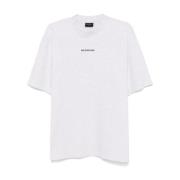 Balenciaga Ljus Heather Grey T-shirt White, Herr