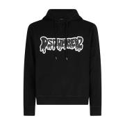 Dsquared2 Stiligt Sweatshirt för Män Black, Herr