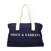 Dolce & Gabbana Stilren läderväska för kvinnor Blue, Herr