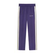 Palm Angels Logo Track Pants Klassisk Stil Blue, Herr