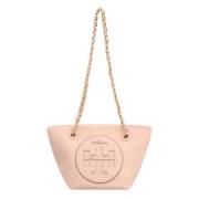 Tory Burch Liten Nylon Messenger Väska Pink, Dam