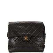 Chanel Vintage Pre-owned Laeder ryggsckar Black, Dam