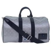 Louis Vuitton Vintage Pre-owned Canvas handvskor Gray, Dam