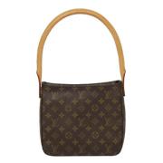 Louis Vuitton Vintage Pre-owned Canvas handvskor Brown, Dam