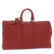 Louis Vuitton Vintage Pre-owned Laeder handvskor Red, Dam