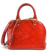 Louis Vuitton Vintage Pre-owned Laeder handvskor Red, Dam