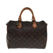 Louis Vuitton Vintage Pre-owned Canvas handvskor Brown, Dam