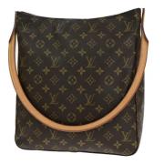 Louis Vuitton Vintage Pre-owned Canvas handvskor Brown, Dam