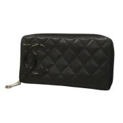 Chanel Vintage Pre-owned Laeder plnbcker Black, Dam