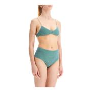 Oseree Lumière High-Waisted Bikini Set Green, Dam