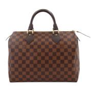 Louis Vuitton Vintage Pre-owned Canvas handvskor Brown, Dam