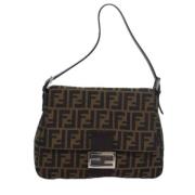 Fendi Vintage Pre-owned Canvas fendi-vskor Brown, Dam