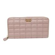 Prada Vintage Pre-owned Laeder plnbcker Pink, Dam