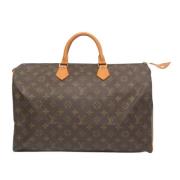 Louis Vuitton Vintage Pre-owned Canvas handvskor Brown, Dam